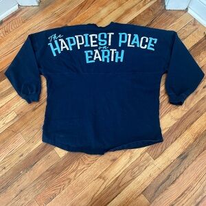 Disneyland Happiest Place on Earth 65th Anniversary Blue Spirit Jersey Large